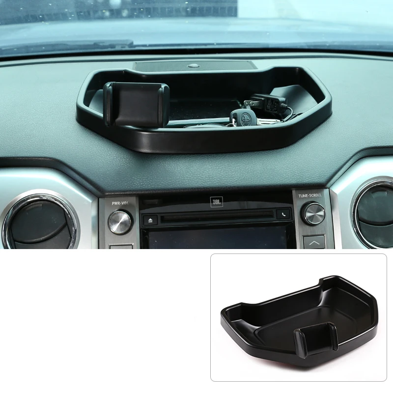 

Car Accessories Fit for Toyota Tundra XK50 2014-2021 Dashboard Center Console Dash Storage Box Container 1pcs Interior Parts
