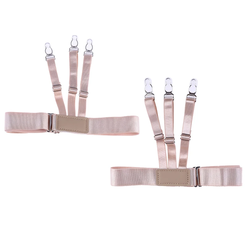 

Fashion Shirt Garters Stays Suspenders Braces Men Belt With Non-Slip Locking Clips Leg Thigh Garters Strap