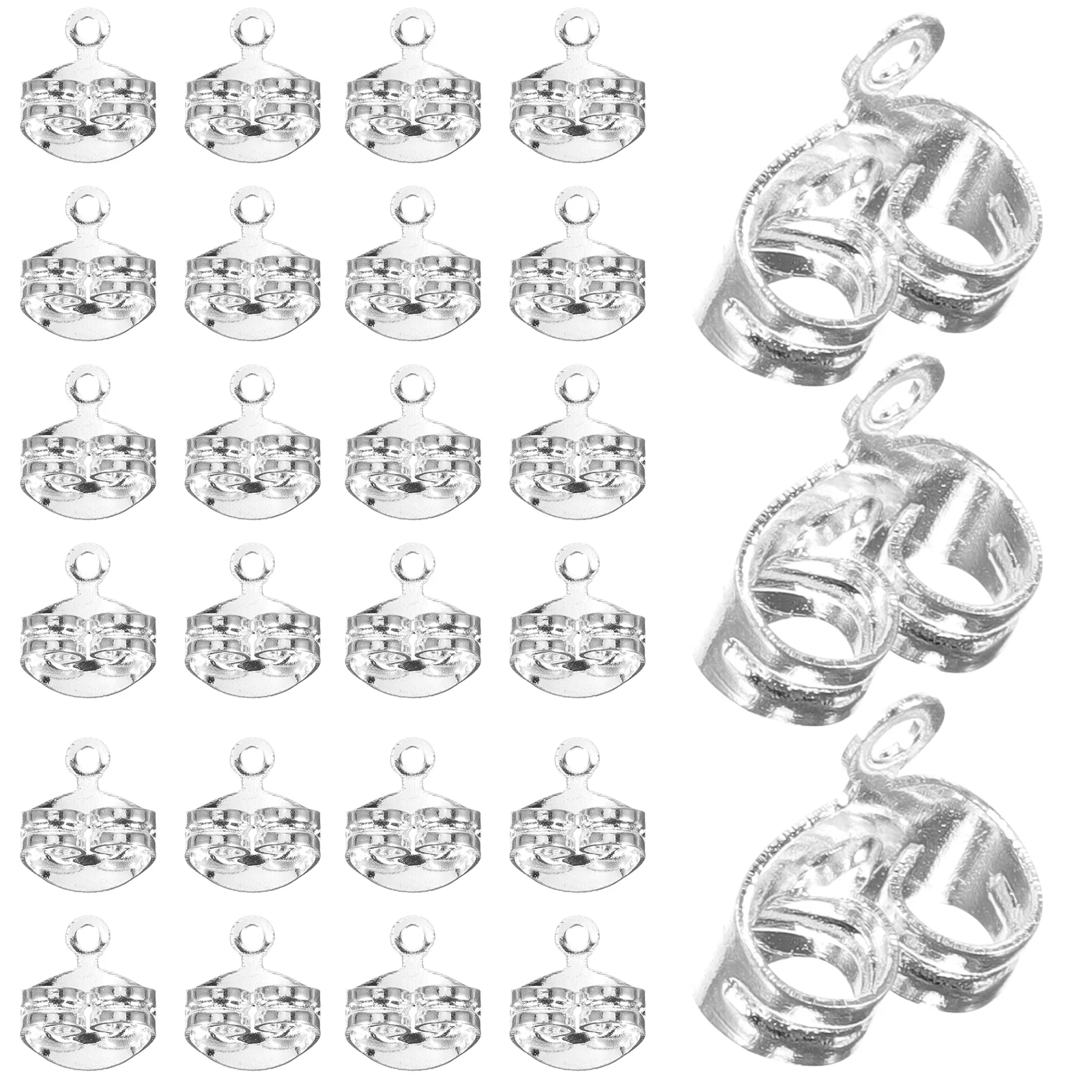 

100 Pcs Earring Backs DIY Earrings Plug Accessory Locking Copper Women Miss Jewelry Accessories Stopper