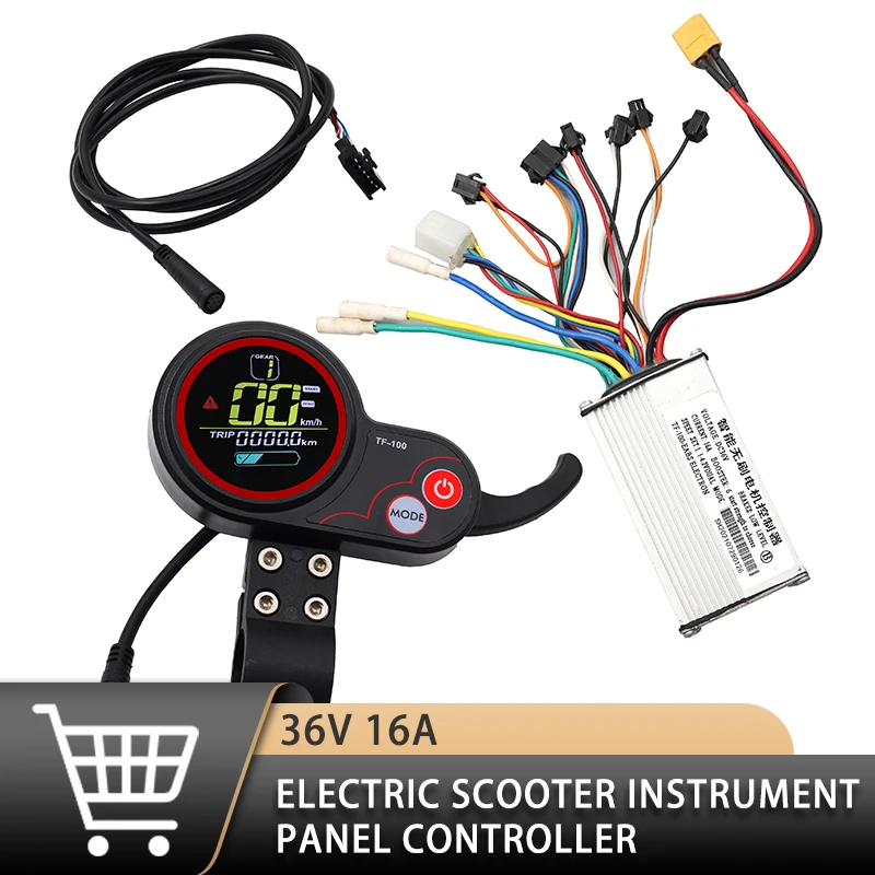 

Electric scooter instrument panel controller
