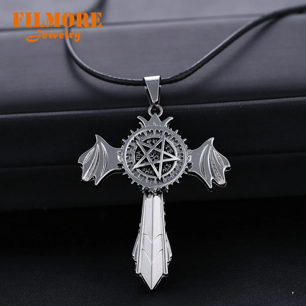 

Kuroshitsuji Black Butler Necklace Women Demon Eye Pendant Choker Necklaces For Men Rope Chain Anime Fashion Jewelry Collares