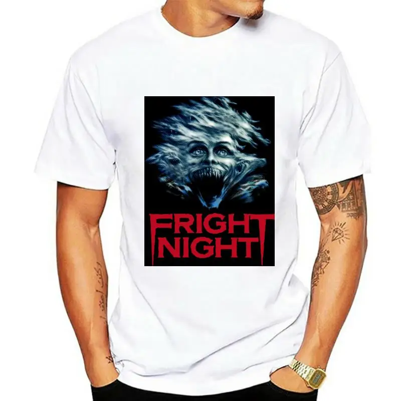 

Fright ночь футболка fright ночь ужас Фильм Хэллоуин Винтаж крутой
