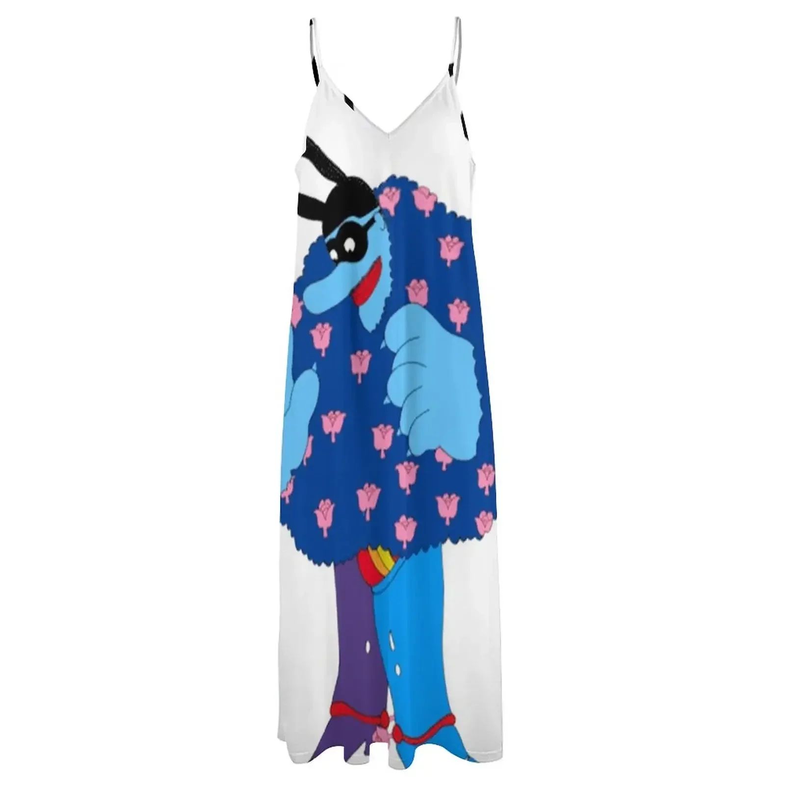 Женское платье без рукавов Blue Meanie вечернее для женщин 2024 элегантные вечерние