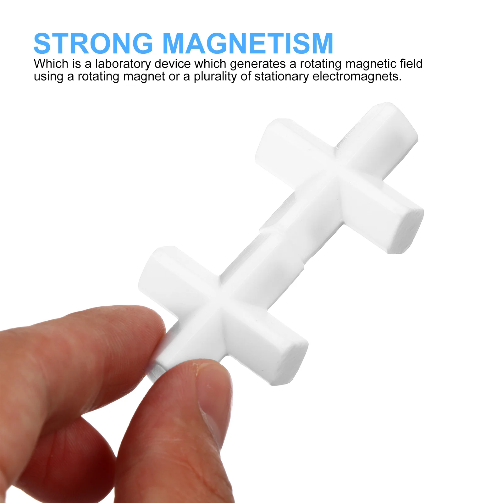 

2 Pcs Magneton Stirring Bar Magnetic Bars Chemistry PTFE Laboratory Accessories