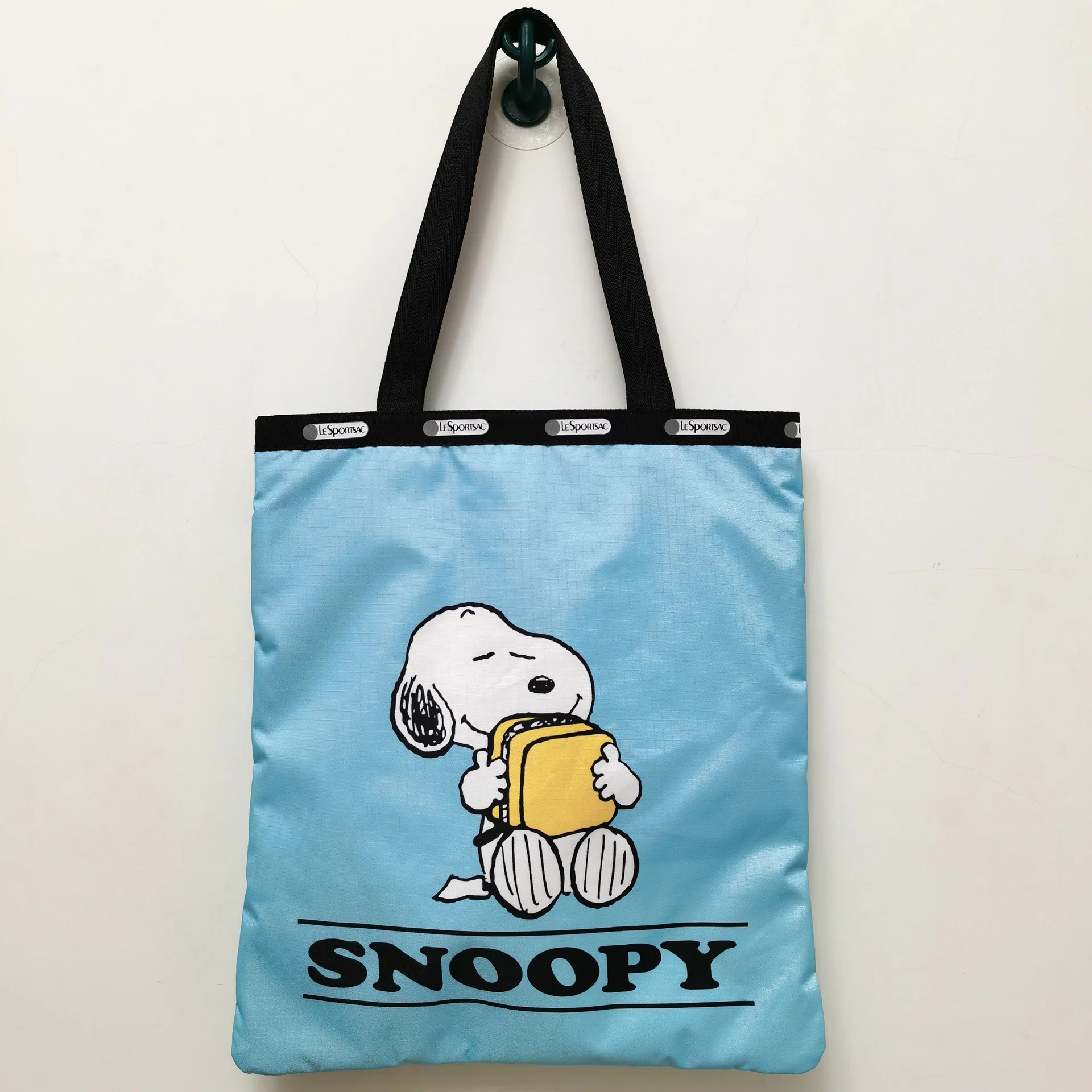 Сумка на плечо Lesportsac с рисунком аниме милая трикотажная Сумка-тоут легкая