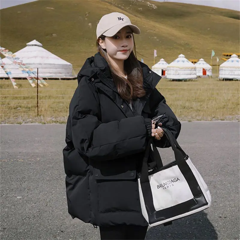 Winter Coat for Women Coats Parkas Jackets Hooded Cotton Padded Jacket Loose Korean Fashion Women's Winter Jacket 2022