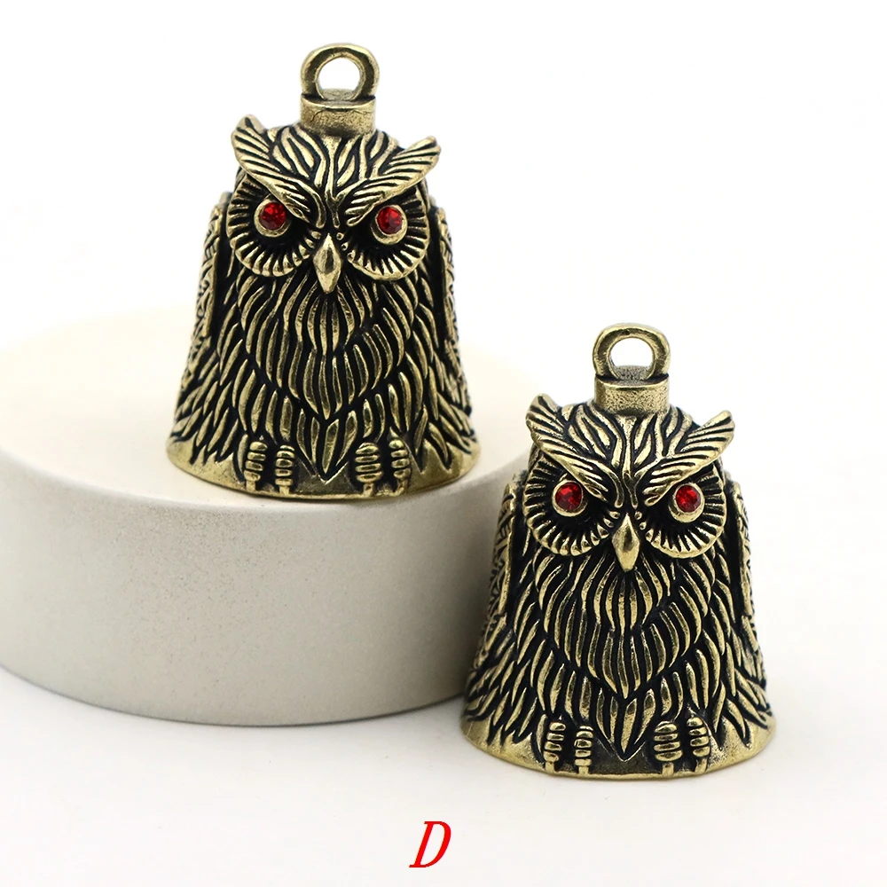 

Латунный колокольчик сова