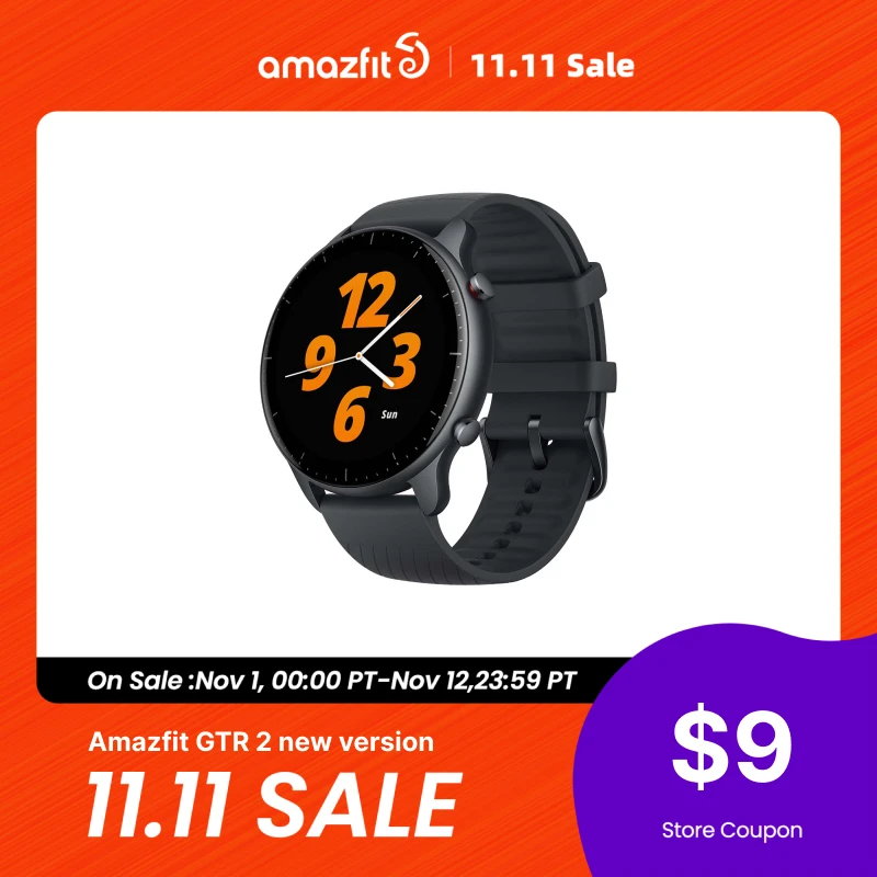 Tanie [Nowa Wersja] Amazfit GTR 2 Nowa Wersja Smartwatch Alexa Wbudowany Ultra-długi Na Baterie życie Inteligentny Zegarek Dla Android IOS Telefon