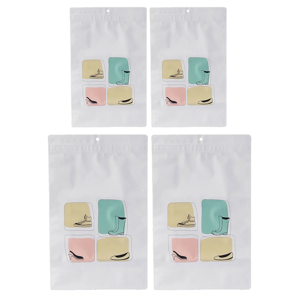 

4PCS Shoes Storage Bags Household Supplies Dustproof Bags for Trip Dorm Home Tour