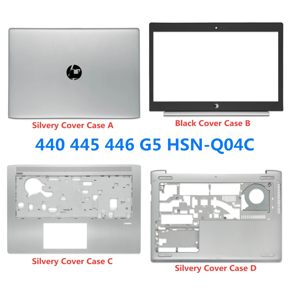 Новый ноутбук для HP ProBook 440 445 446 G5 HSN-Q04C задняя крышка ЖК-дисплея панель передняя