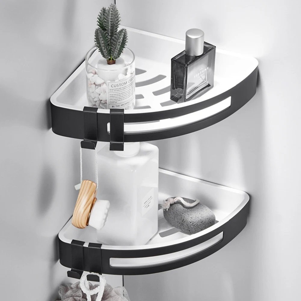 Угловые полки для ванной комнаты без сверления 2 шт. угловая полка душа из