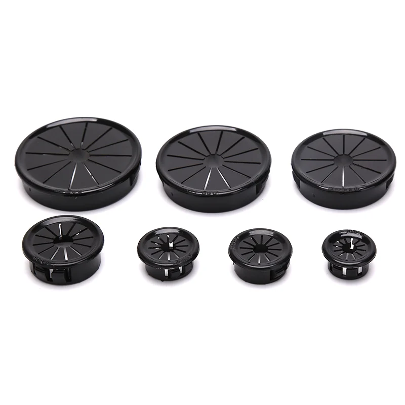 

10PCS RSB Petal-shaped Coil Electrical Wiring Harness Plastic Table Cable Hole Cover Base Cable Outlet Seal Ring
