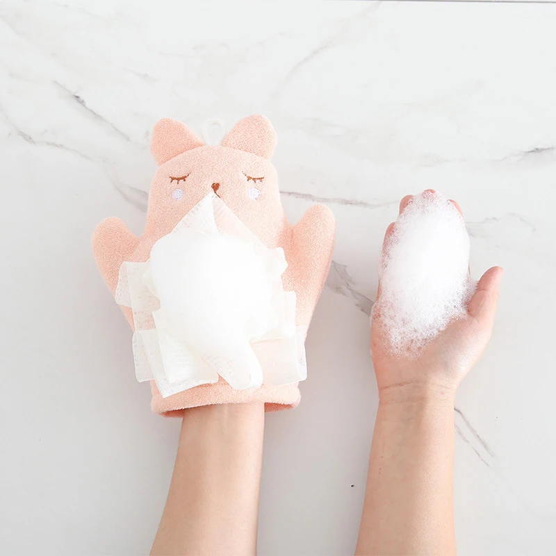 

Baby Bath Brushes Towels Shower Gloves Washcloth Wash Clean Massage Bath Wipe