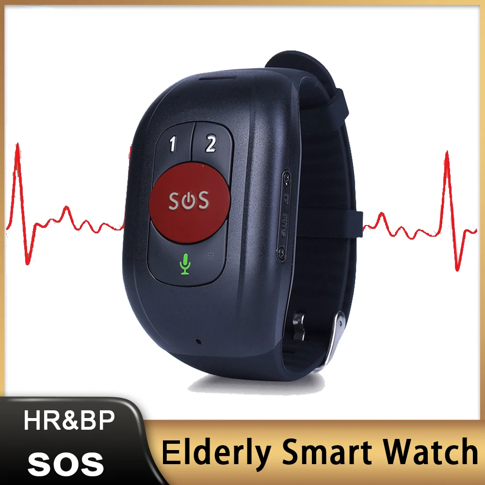 

2023 Smart Watch Tracker Wrist V48 GPS Elder 4G Watch Fall Alarm Gps Tracking Bracelet for Elderly SOS Online Heathy Monitoring
