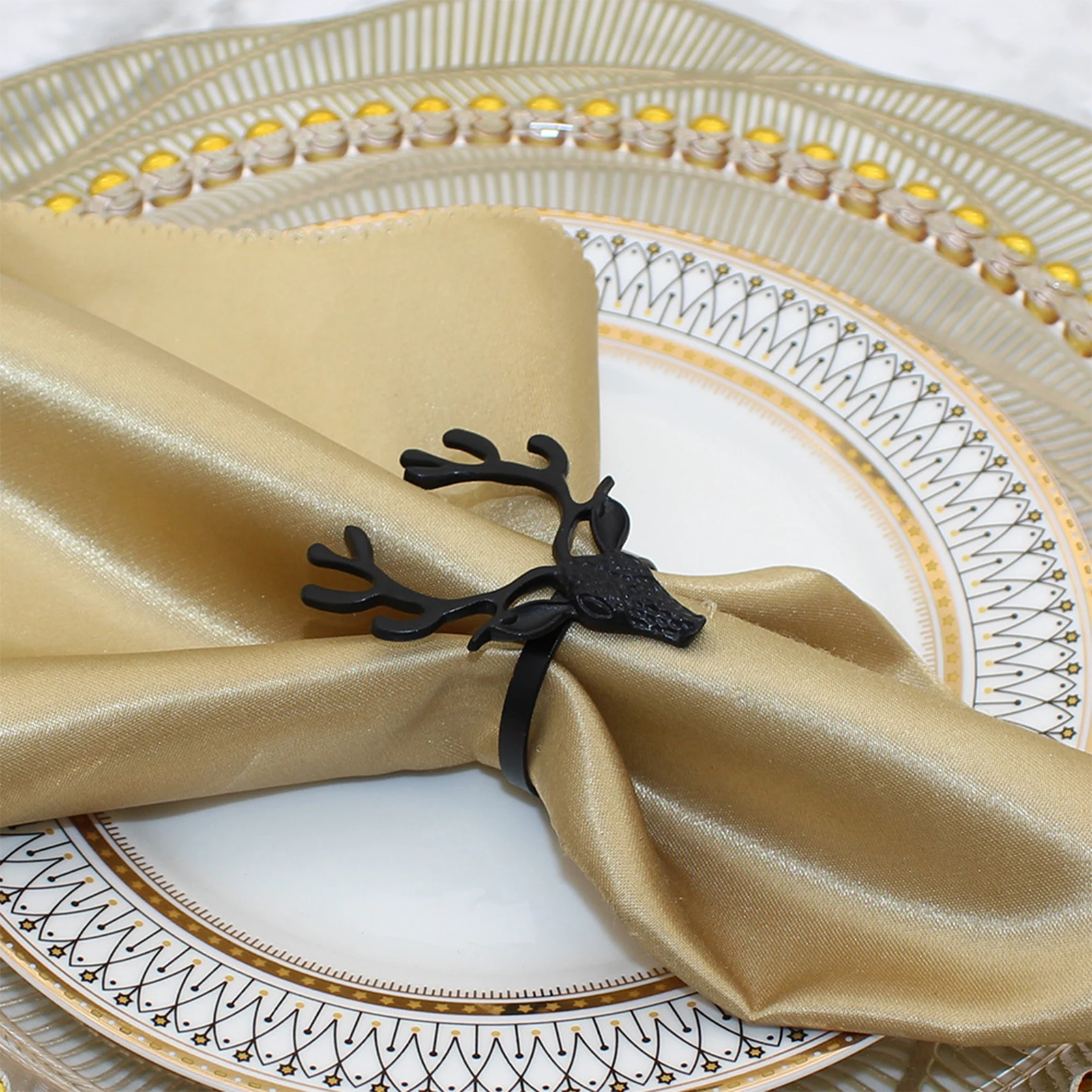 

Рождественские кольца для салфеток, Рождественская тематическая салфетка для украшения дома