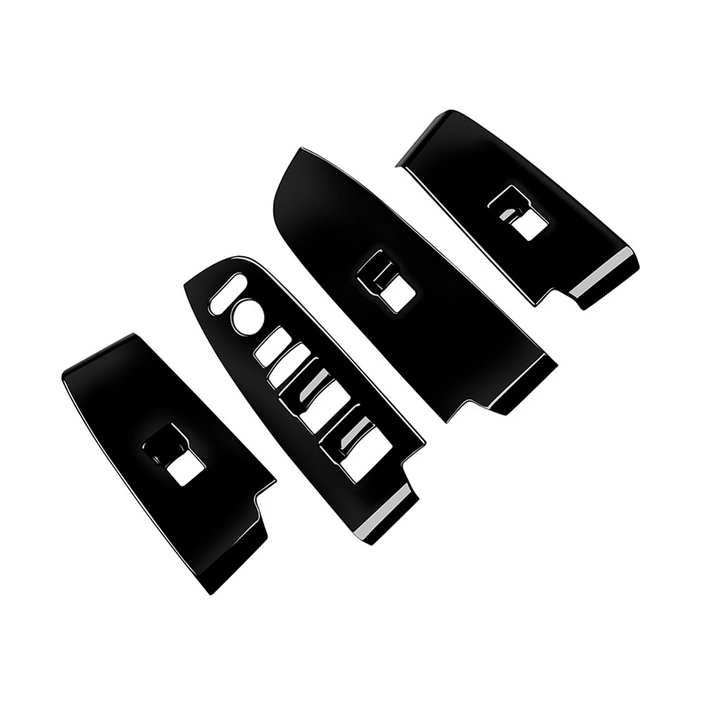 

Car Glossy Black Window Glass Lift Button Switch Cover Trim Door Armrest Panel for Honda HRV HR-V Vezel 2021 2022