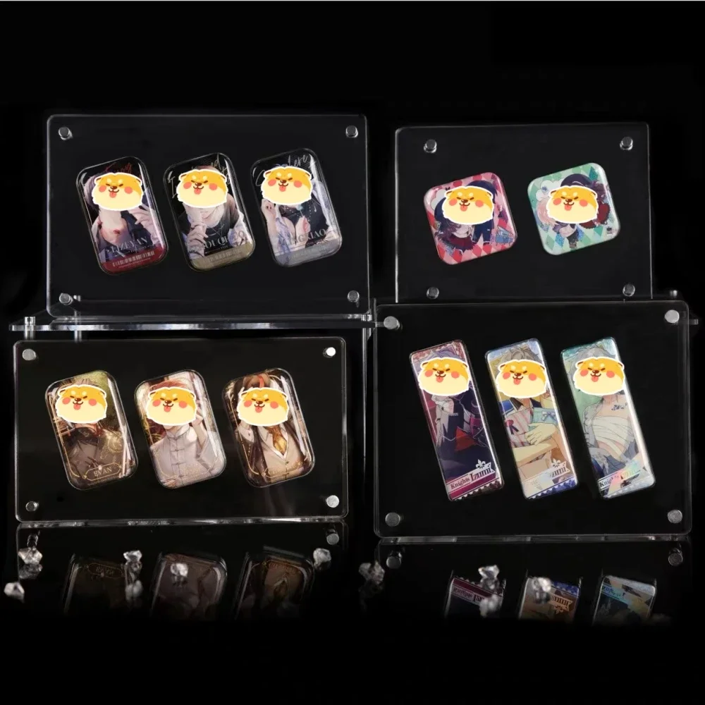 Многоразмерный прямоугольный бейдж с наклоном фоторамка для хранения