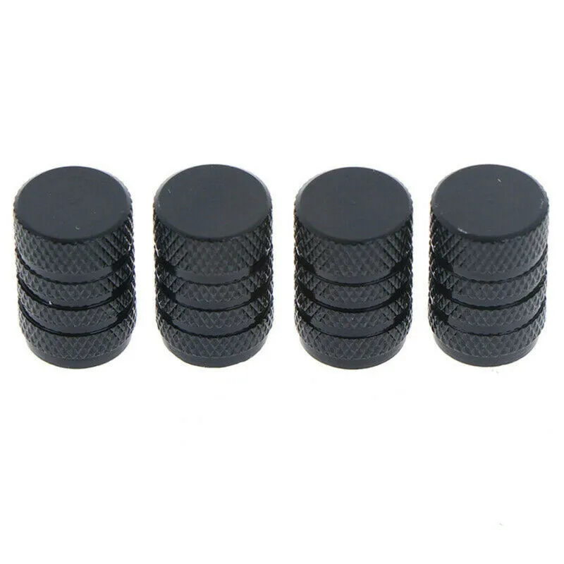 

1.6*1cm Valve Cap Car Cover Screw Screw Cap 0.63*0.39inch 4pcs Accessories Air Dust Black Stems Tire Wheel Tyre