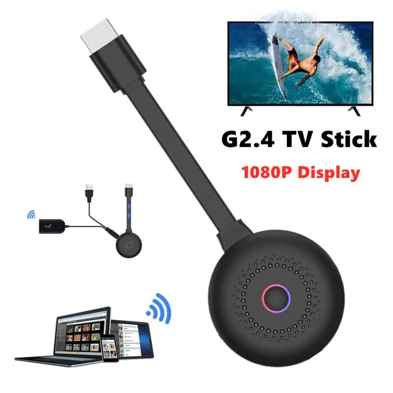 

Miracast G2.4 Wifi TV Dongle 1080P Display Receiver HD TV Stick For Airplay Streamer Media Google Chromecast For Ios Android