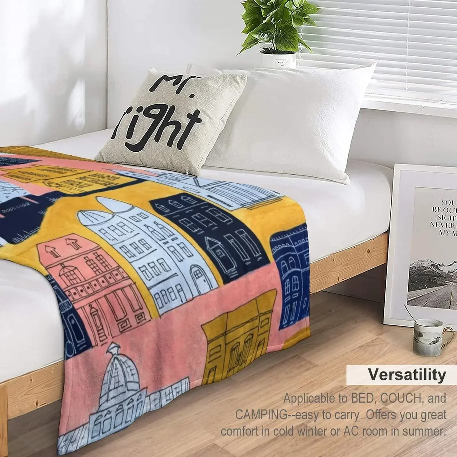 Одеяло RVA милые очень большие дорожные одеяла