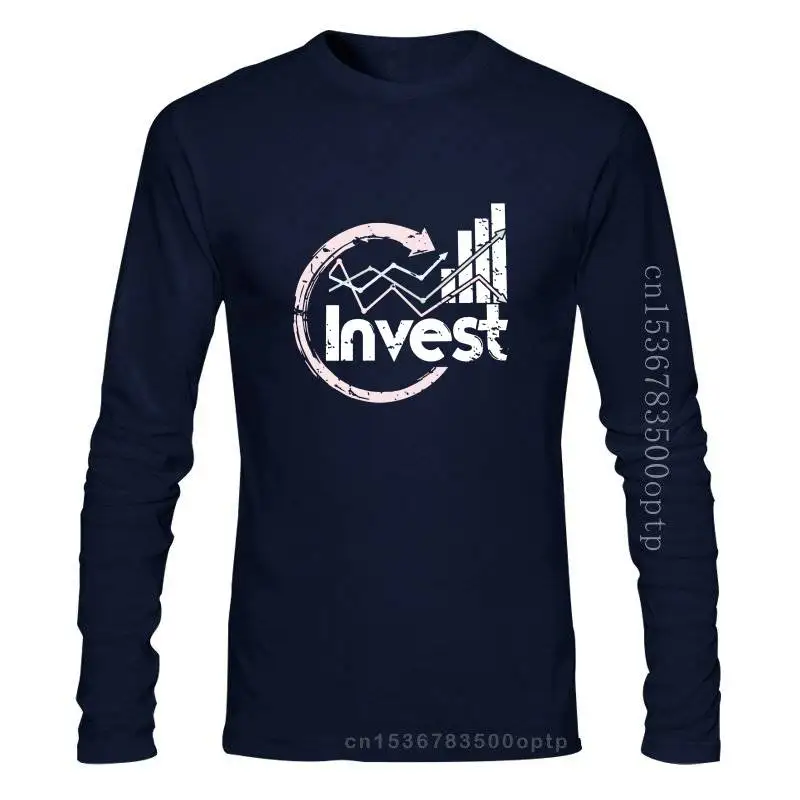 

Мужская одежда, мужская футболка инвестировать в запас, повседневная мужская уличная одежда, футболка для подсвечника, форекс