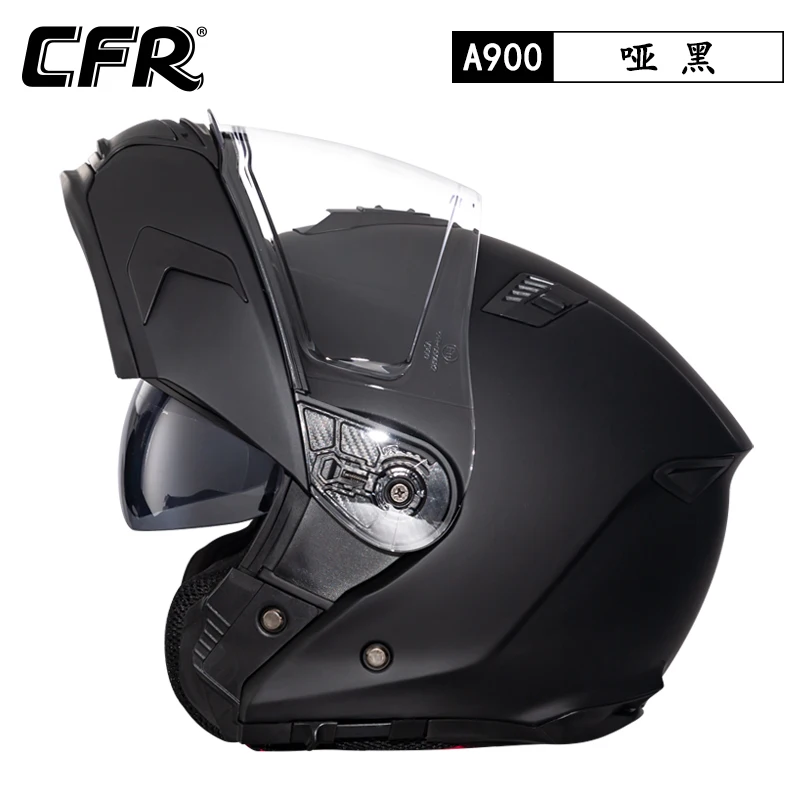 

DOT ECE Approved CFR Modular Motorcycle Full Face Helmet Retro Fiberglass Shell Motocross Racing Flip Up Capacete Moto Casco