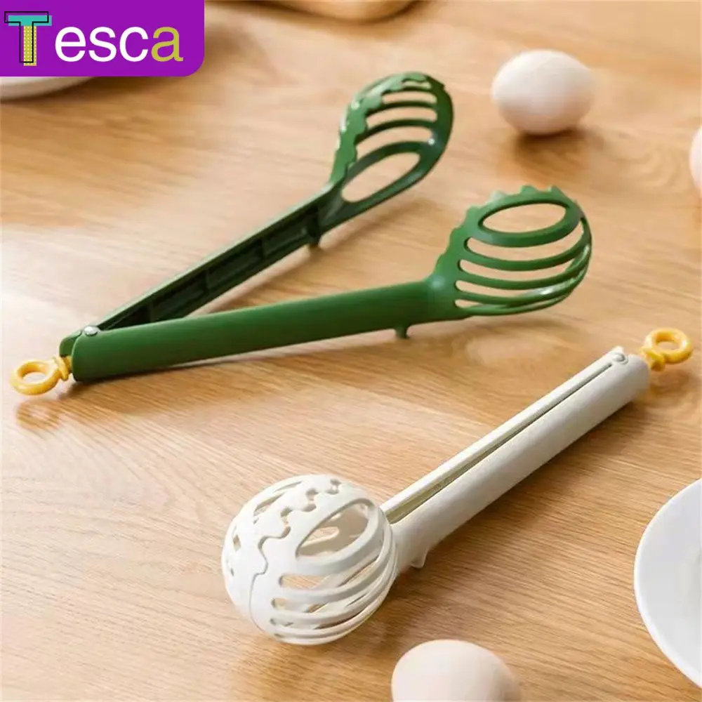 

Non-stick Kitchen Egg Clip Noodle Multifunctional Egg Fishing Device Heat Resistant Imitation Sawtooth Design Manual Egg Beater