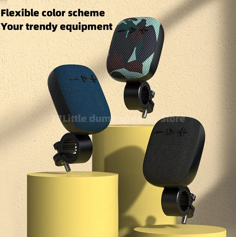 Outdoor bicycle wireless stereo portable Boombox with built-in microphone, shockproof Ipx4 waterproof Bluetooth speaker