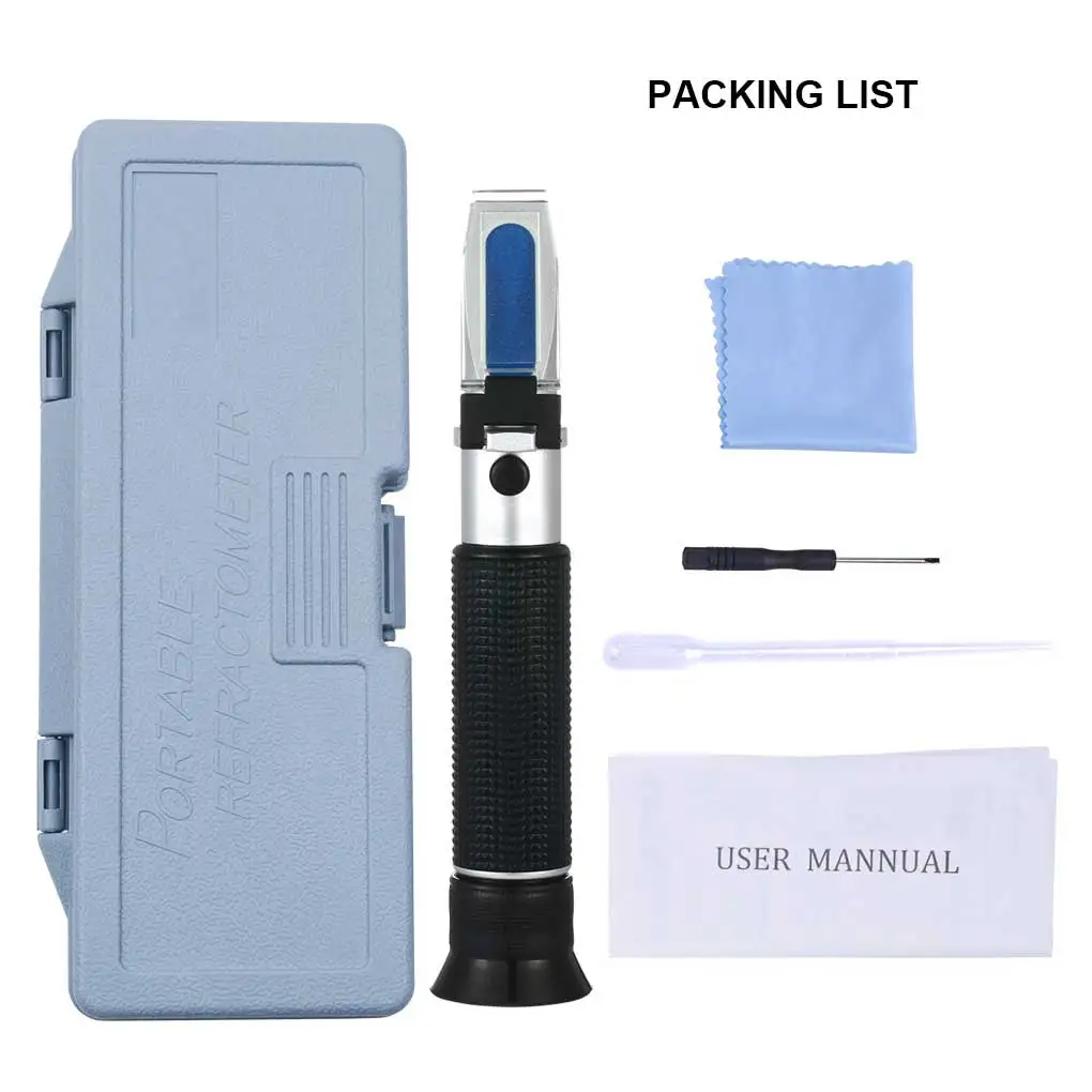 

Рефрактометр этанола точный Профессиональный эксперимент 0-80 тестер инструмент