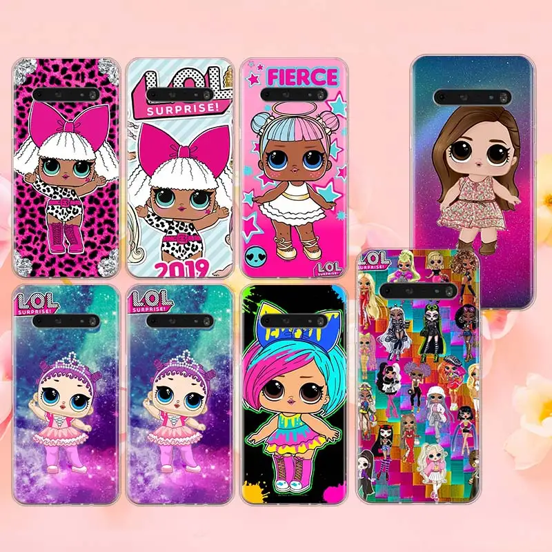 

L.O.L. SURPRISE Doll Art For LG K92 K22 K71 K61 K51S K41S K50S Q60 V60 V50S V50 V40 V30 G8 X G8S ThinQ Transparent Phone Case