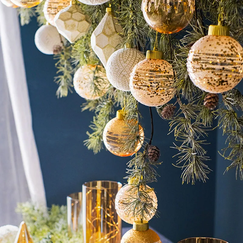 

Внешний искусственный шар на дерево, комната для вечевечерние, рождественский подарок, новогодний декор Weihnachten Home