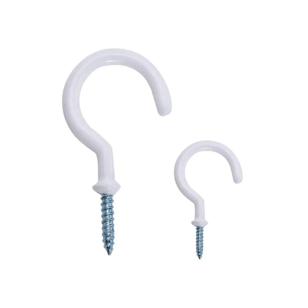 Белый сверхмощный домашний держатель для хранения потолочные крючки на плечах