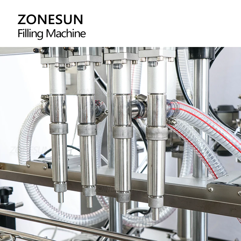 ZONESUN ZS-YT4T-4PM Автоматическая машина для смешивания жидкой пасты с чили карри и