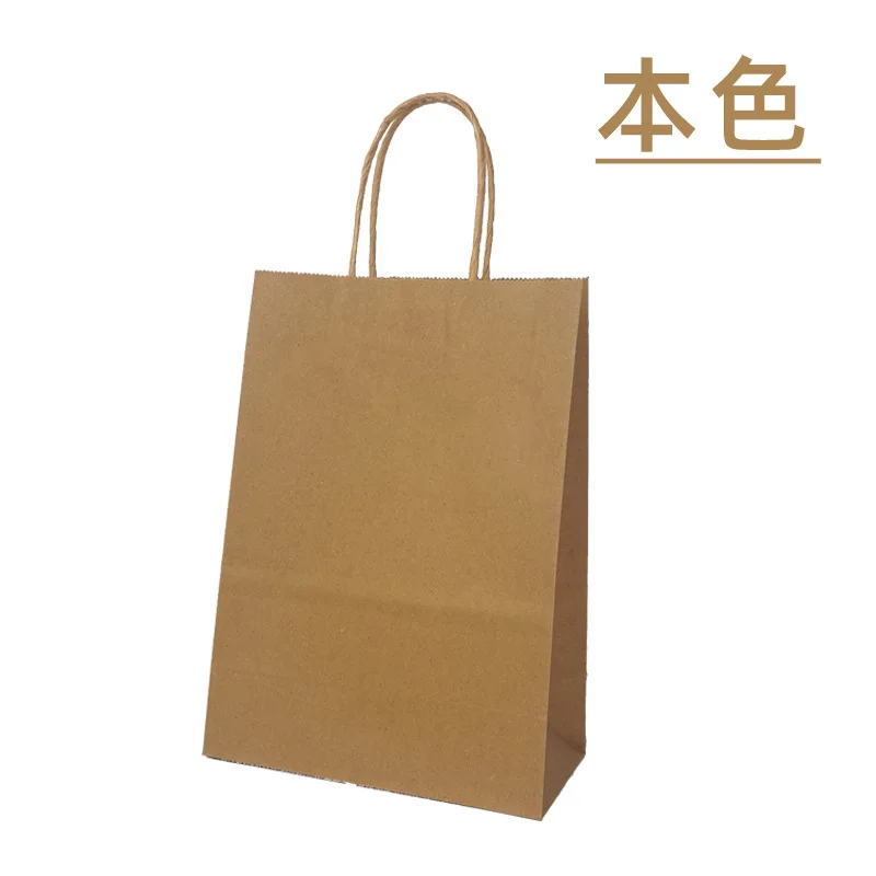 

Крафтовые пакеты с ручкой