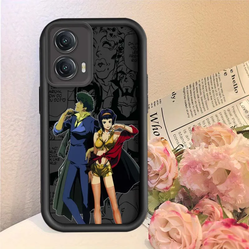 Фото Популярный чехол для телефона с изображением аниме Cowboy Bebop для Motorola MOTO Edge G85 G54 G35 G34 G32 G24 G13 E22 E14 G04 50 5G Eye Ladder №3
