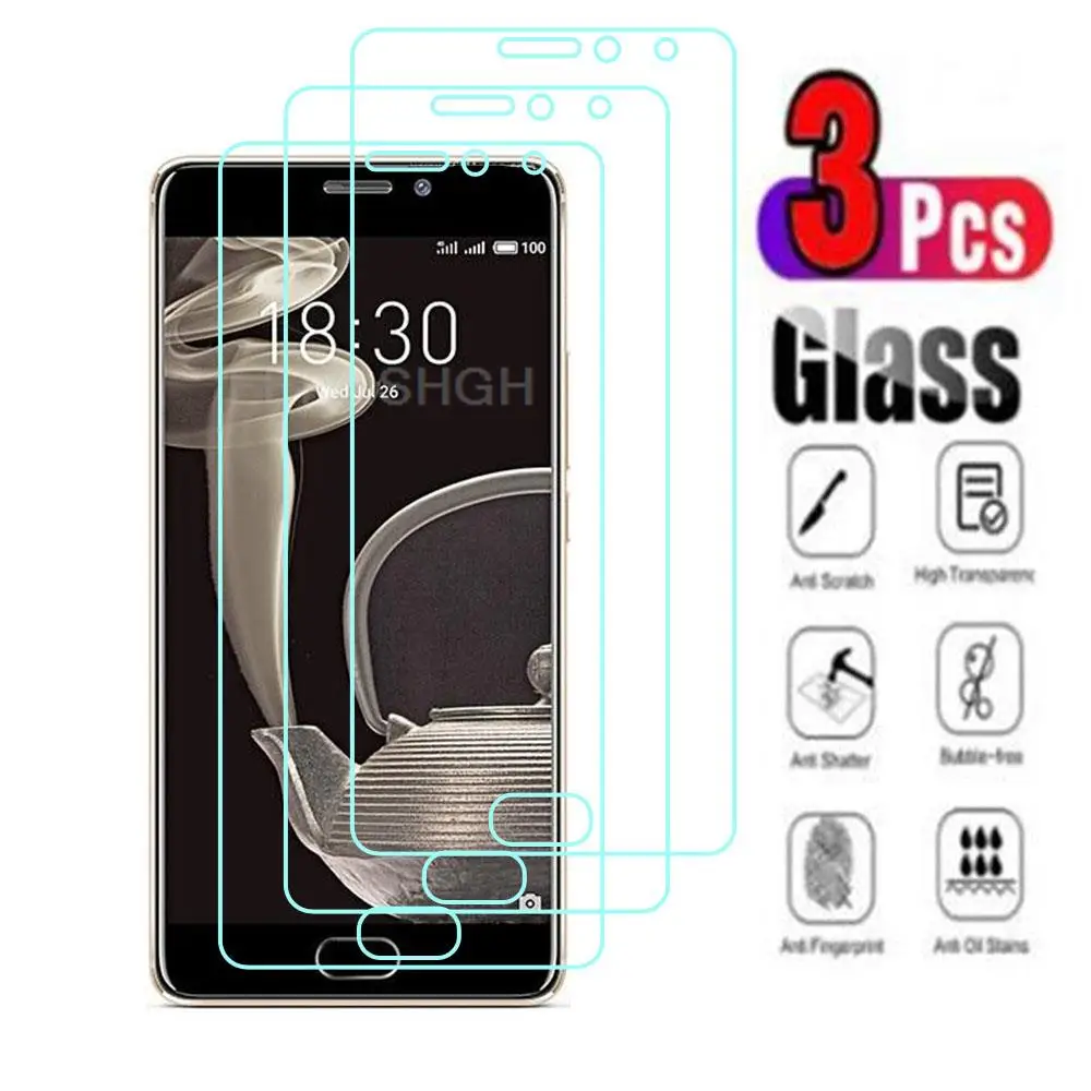 

3Pcs 9H Protective Tempered Glass For Meizu PRO 7 Plus on Glass Meizu PRO 7 Plus 5.7" Screen Protector Protection Cover Film