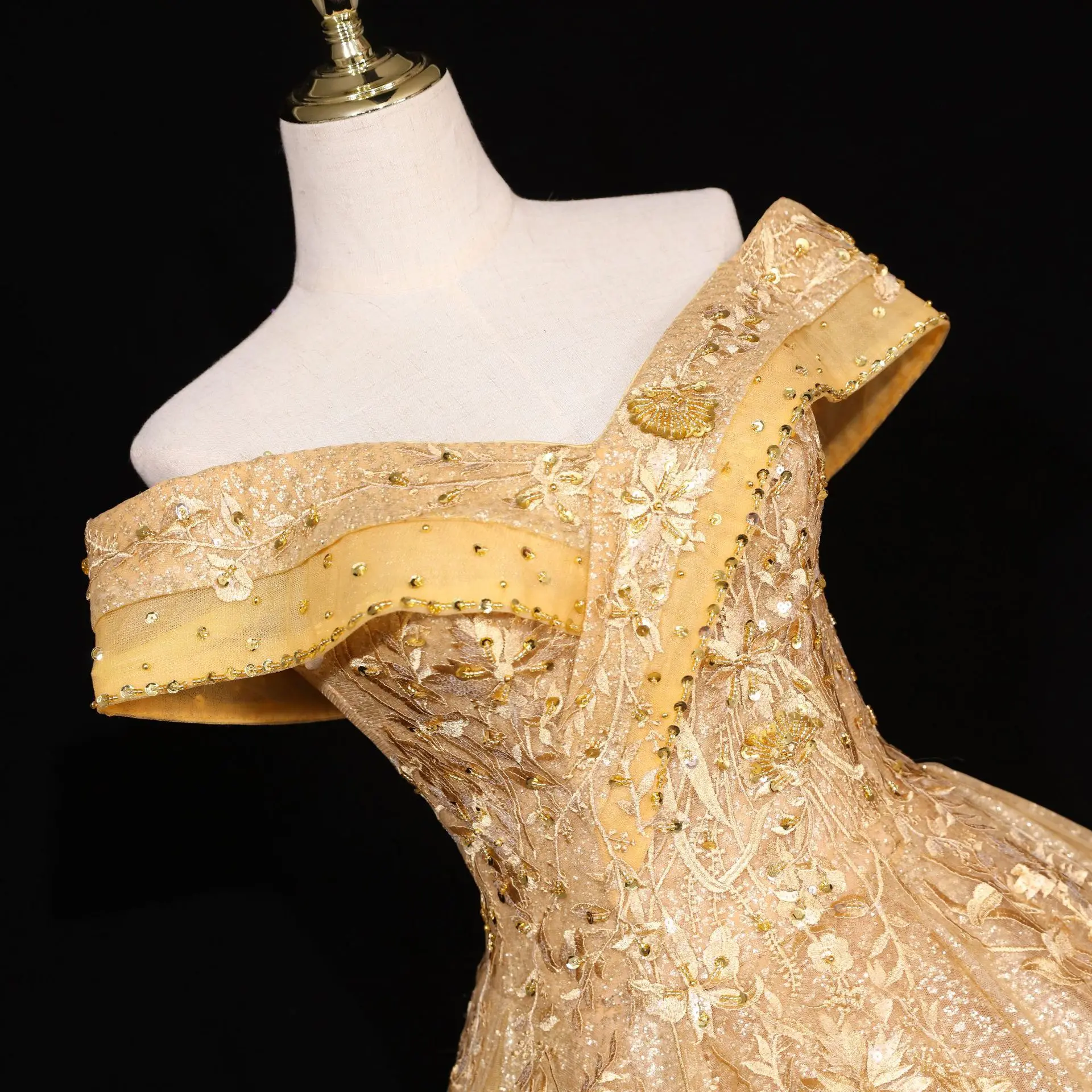 Разноцветное Vestidos роскошное платье Quinceanera с пайетками 2024 классическое бальное