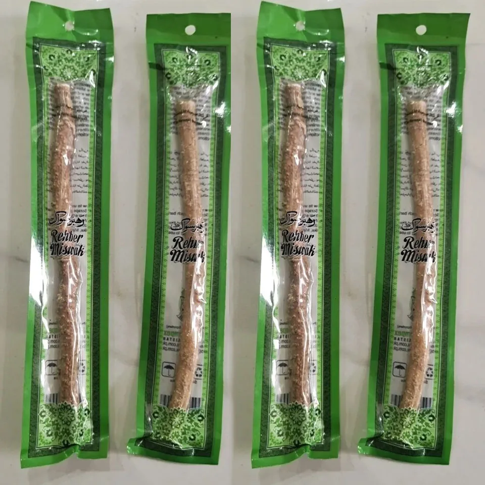 4 шт. палочка Miswak Sewak для чистки зубов традиционная натуральная зубная щетка Misvak