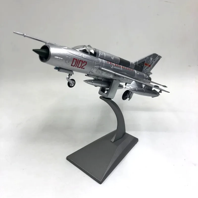 

1/72 Scale Military Model Toys PLAAF MiG-21 Fishbed Fighter Diecast Metal Plane Aircraft airplane Model Toy For Collection
