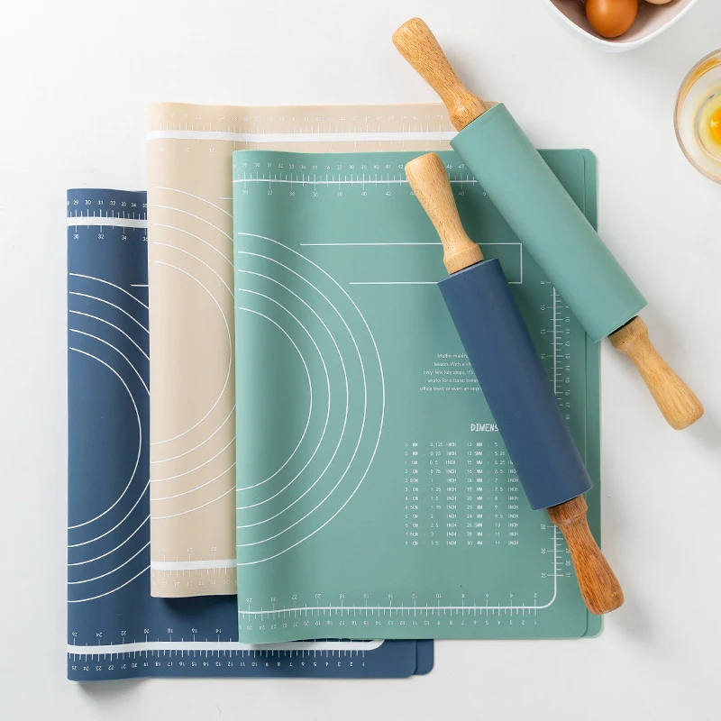 

60x40 см силиконовый коврик для выпечки с антипригарным покрытием для раскатки кондитерских изделий