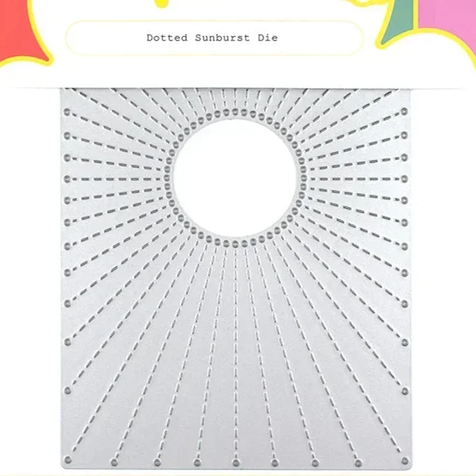 Новинка 2023 октября фоновые металлические Вырубные штампы в горошек для