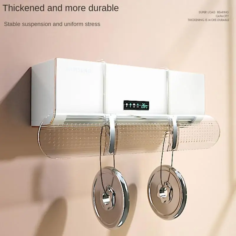 

New Transparent Air Conditioning Wind Deflector Anti Direct Blow Wall Mounted No InstallationTransfer Air Outlet Wind Deflector