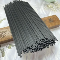50pcs 30cmx3mm black fiber reed diffuser rod essential oil rattan sticks home fragrance sticks for air freshener