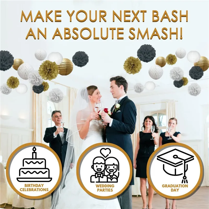 Amazon горячая Распродажа черный золотой костюм для дня рождения Китайский фонарик