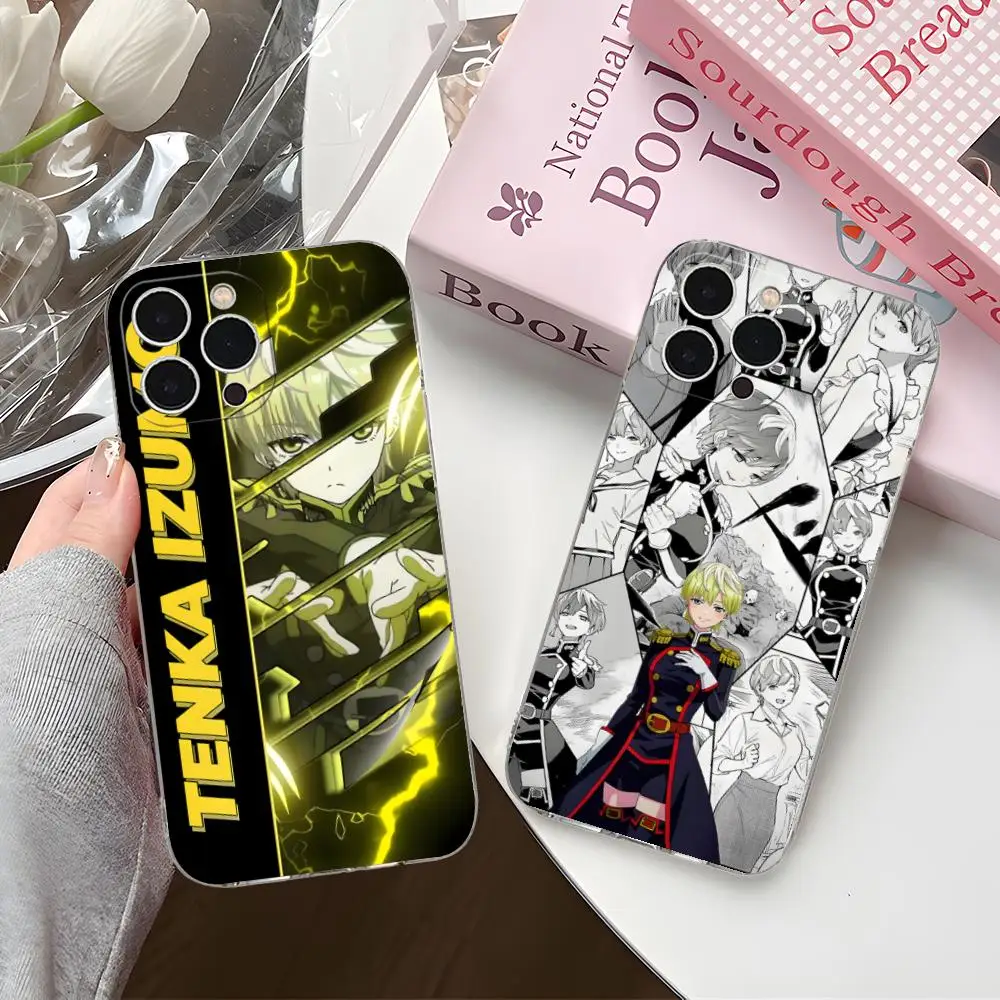Фото Mato seihei no slave Tenka Izumo Чехол для телефона для iPhone 16 15 14 13 12 11 X XR XS 8 6 Pro Max Plus Mini Clear Color Cover №3