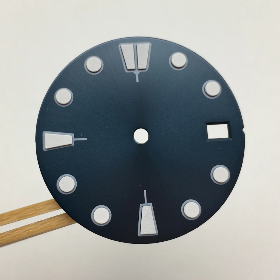 No Logo 28.5mm Watch Dial Replacement, Modified Dial, Luminous Face, for For NH35A Movement BA1 Men Watch Accessories