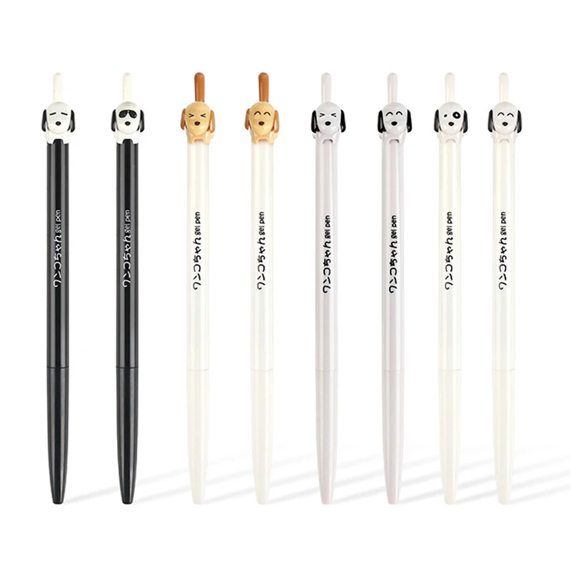 40Pcs Bulk Retractable Elegant Cute Dog Gel Pens Kawaii Stationery for Girls Funny Rollerball Pen Novel Fancy Pens School Supply images - 6