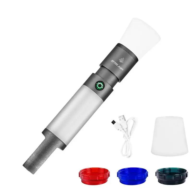 

Telescopic Zoom LED Camping Lantern Tents Atmosphere Lamp Portable Camping Lights Outdoor Hiking Rechargeable Flashlight