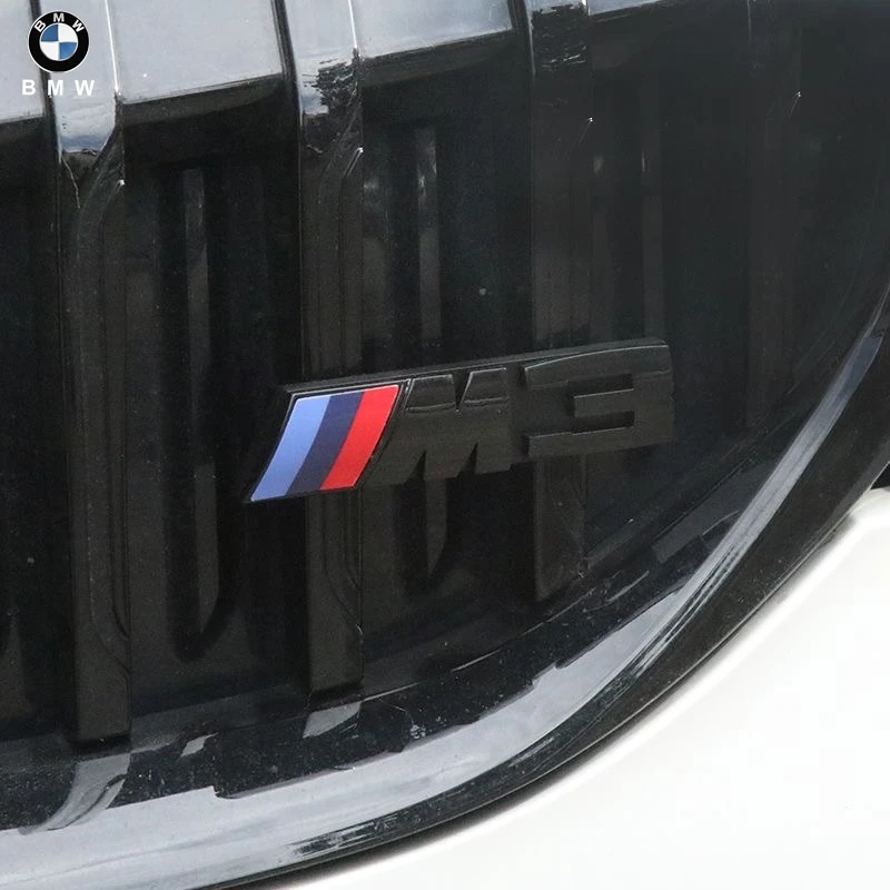 Фото Эмблема M на переднюю решетку автомобиля, наклейка для BMW M1 M2 M3 M5 M6 X2 X3 X4 X5M X6M X7M G82 G83 F48 G60 G68 G70 E83 G11 F39 E60 E46 №5