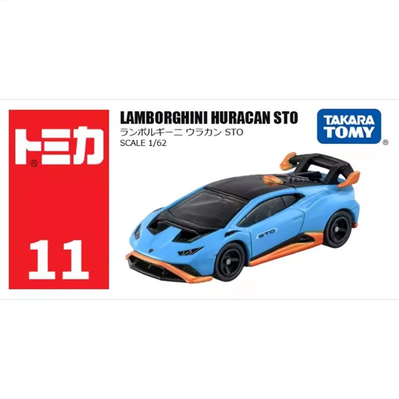 Takara Tomy Tomica No.11 Lamborghini Huracan Sto Vehicle литая под давлением металлическая модель